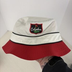 Ohio State Buckeyes 47' Brand Bogey Bucket Hat Cap White L/XL Golf Columbus NWT